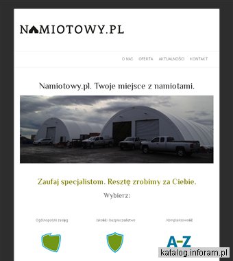 Hale namiotowe - namiotowy.pl