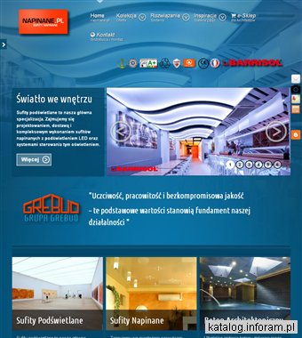 Sufity podwieszane - napinane.pl