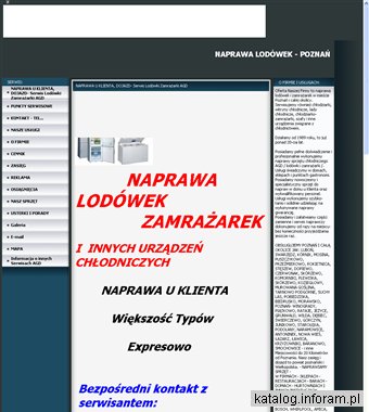 Naprawa Lodówek i Zamrażarek- Serwis