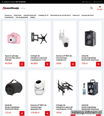 Naszeokazje.pl Sklep z wysokiej jakości sprzętem multimedialnym dla domu i biura