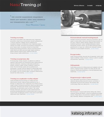 Nasztrening.pl - budowanie masy mięśniowej, siły i rzeźby mięśni