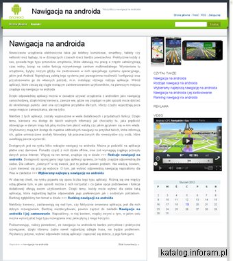 Warianty nawigacji na androida