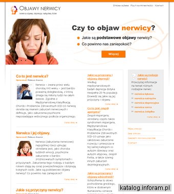 Nerwica objawy