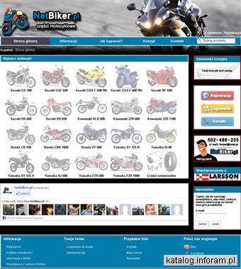 Części motocyklowe - netbiker.pl