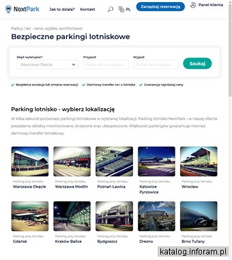 Parking lotnisko Warszawa - nextpark.pl