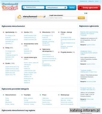 Darmowe oferty nieruchomości