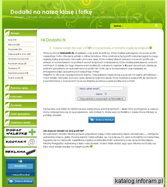 Dodatki na naszą klasę i fotkę