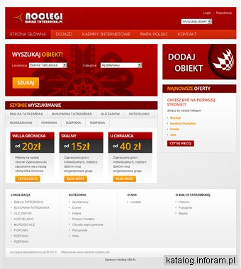 Noclegi - Białka Tatrzańska - kwatery prywatne