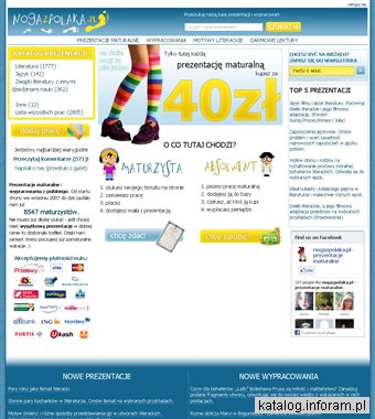 Prezentacje maturalne, literatura, język – tanie prace maturalne