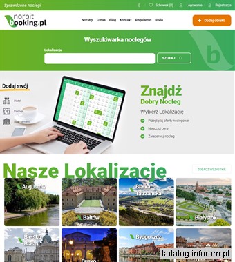 Wyszukiwarka noclegów - norbitbooking.pl