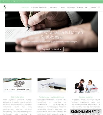 Notariusz Łódź - Kancelaria Notarialna K.Borten R.Jabłoński