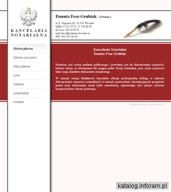 Notariusz Danuta Fesz-Grubiak Wrocław kancelarie notarialne