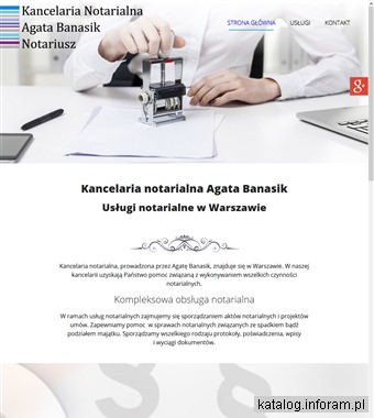 www.notariuszagatabanasik.pl