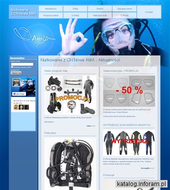 Nowa AMA sprzęt do nurkowania