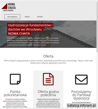 NOWA CHATA izolacje natryskowe