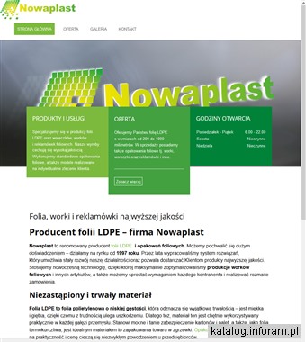 NOWAPLAST producent folii LDPE Opole