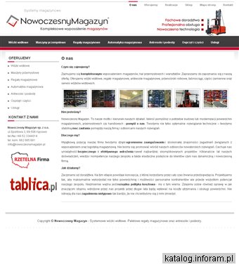 Nowoczesny Magazyn - kompleksowe wyposażenie magazynów