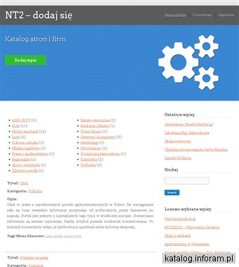 Katalog stron NT2.pl