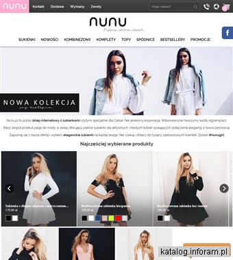Sklep internetowy z sukienkami - nunu.pl