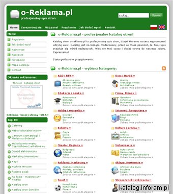 Katalog stron o-reklama.pl