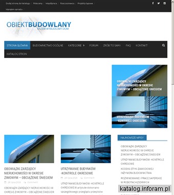ObiektBudowlany.pl - Blog budowlany - razem wybudujemy dom