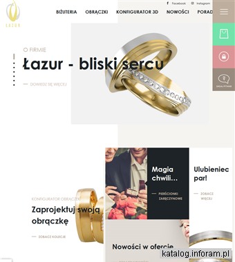 Obraczki.pl - Wyjątkowa biżuteria ślubna i okolicznościowa