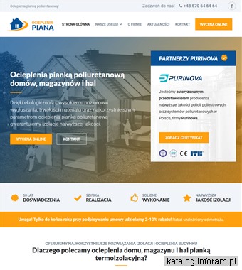 Izolacje pianką - ocieplenia-piana.pl