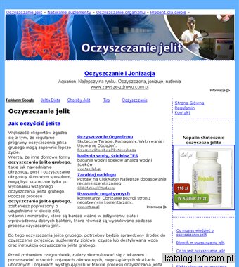 Oczyszczanie jelita grubego