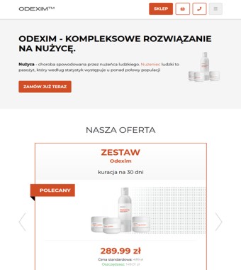 Maści i kremy na nużeńca sklep - Odexim.pl