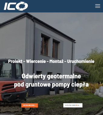 ICO wiercenie pod pompę, odwierty pod pompy ciepła