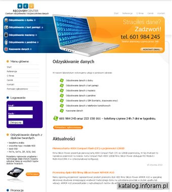 Recovery Center - Profesjonalne odzyskiwanie danych