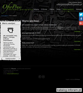 OFERPRESS Druk wielkoformatowy