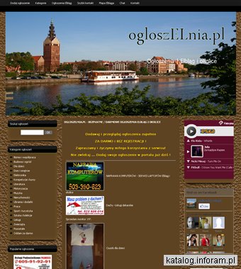 OgloszELnia.pl - bezpłatne, darmowe ogłoszenia Elbląg i okolice