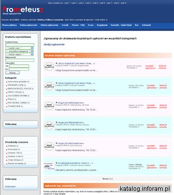 Bezpłatne ogłoszenia Warszawa