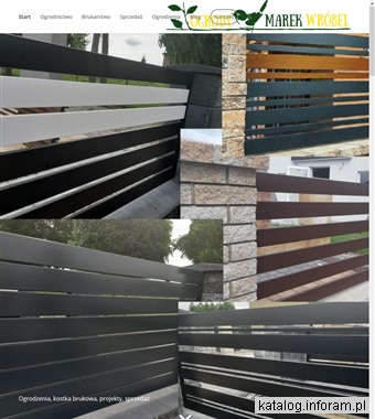 ogrody-wrobel.pl ogrodzenia DREWBET Pszczyna