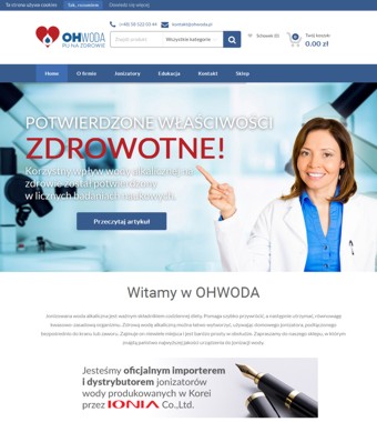 Ohwoda.pl - jonizator wody