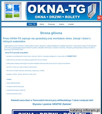 OKNA-TG Okna PCV Tarnowskie Góry