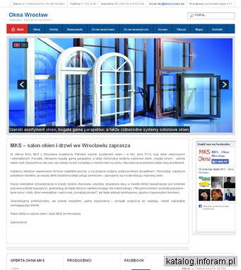 OKNA MKS KRZYSZTOF SZYMCZYK drzwi wejściowe Wrocław