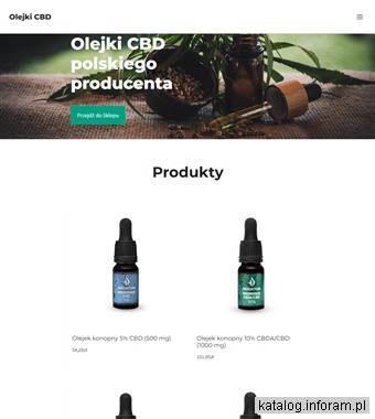 Olejki CBD sklep internetowy