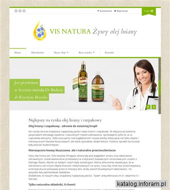 OlejZycia.pl sklep z naturalnym olejem lnianym VisNatura