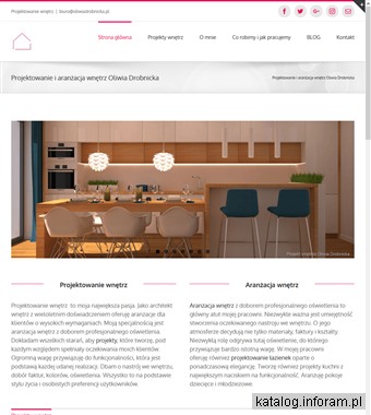 Projekt kuchni Katowice - www.oliwiadrobnicka.pl