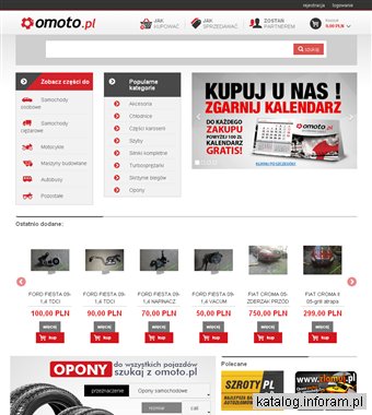 Omoto.pl - internetowa giełda części do pojazdów