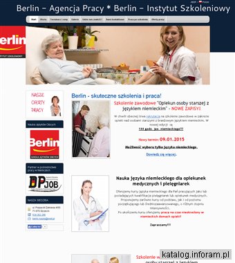Instytut szkoleniowy BERLIN - praca opiekunki