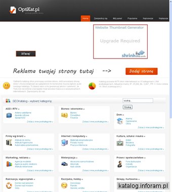 Katalog stron Optikat.pl