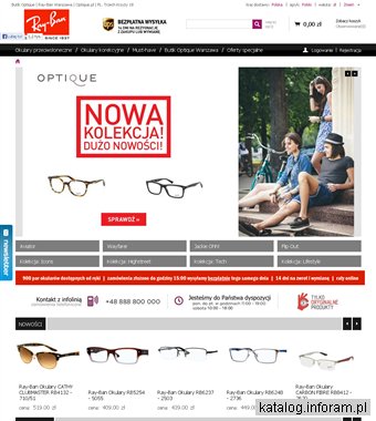 Okulary korekcyjne Ray Ban Warszawa