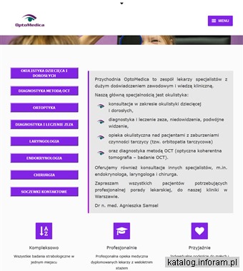 Optomedica – okulista dziecięcy i dla dorosłych