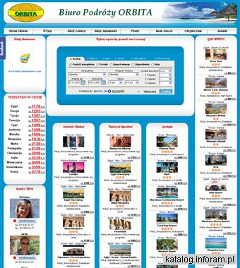 Biuro Podróży Orbita - wczasy, wycieczki, bilety