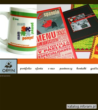 Agencja reklamowa Orfin. Tworzenie stron www, materiały reklmowe.