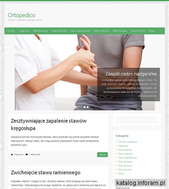 Strona o stawach - Ortopedico
