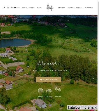 Domki przy lesie w mazurach - osadawilaneska.pl